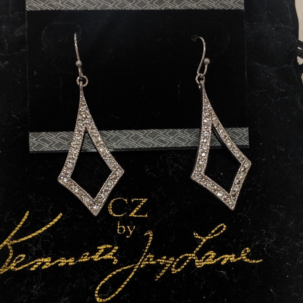 Cz By Kenneth Jay Lane Earrings - image 3